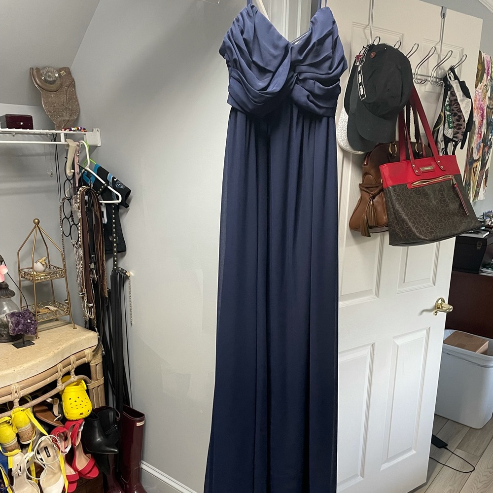 Long Navy Gown